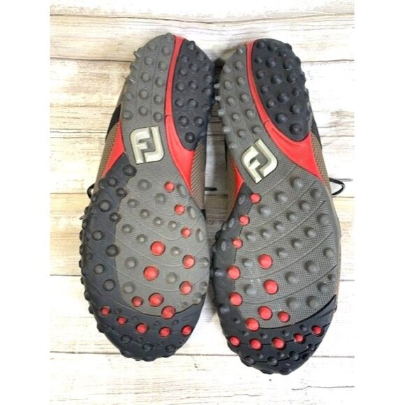 FootJoy M Project Spikeless Golf Shoes 9M Gray/Black Mesh Lace-Up LightweighT - Picture 8 of 11